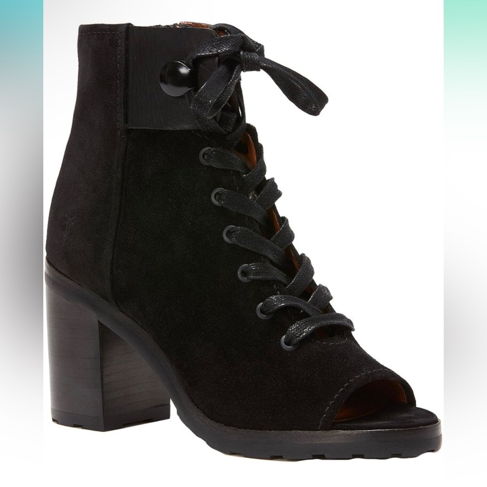 FRYE Danica Lug Combat Boots- US 8 women